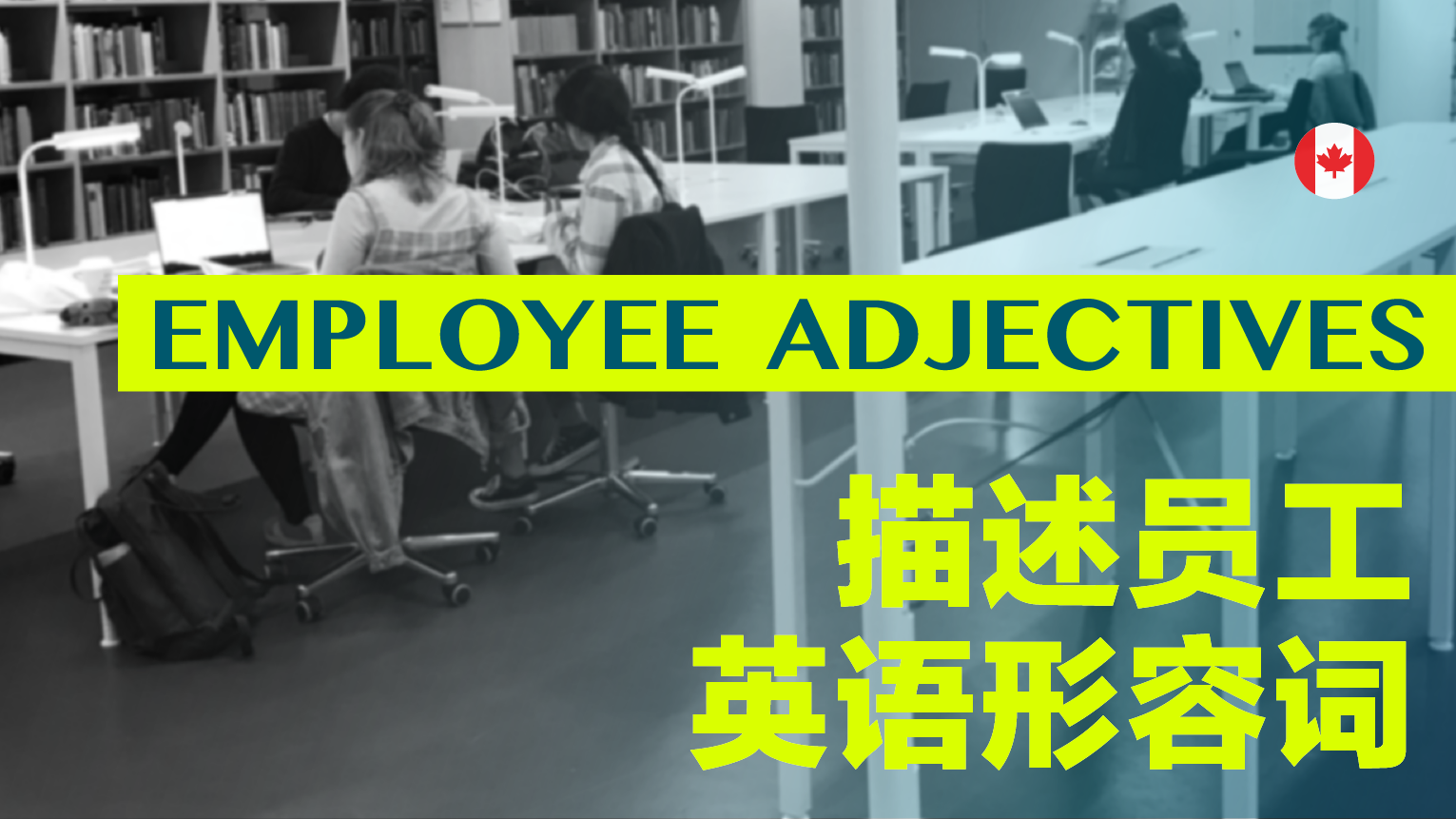Employee Adjectives Vocabulary
